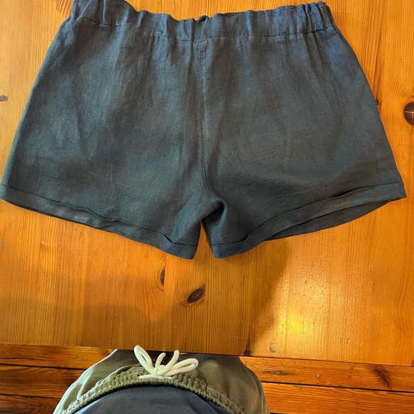 New linen shorts. Chambray blue. Size L/XL Beach wear. - Picture 2 of 6